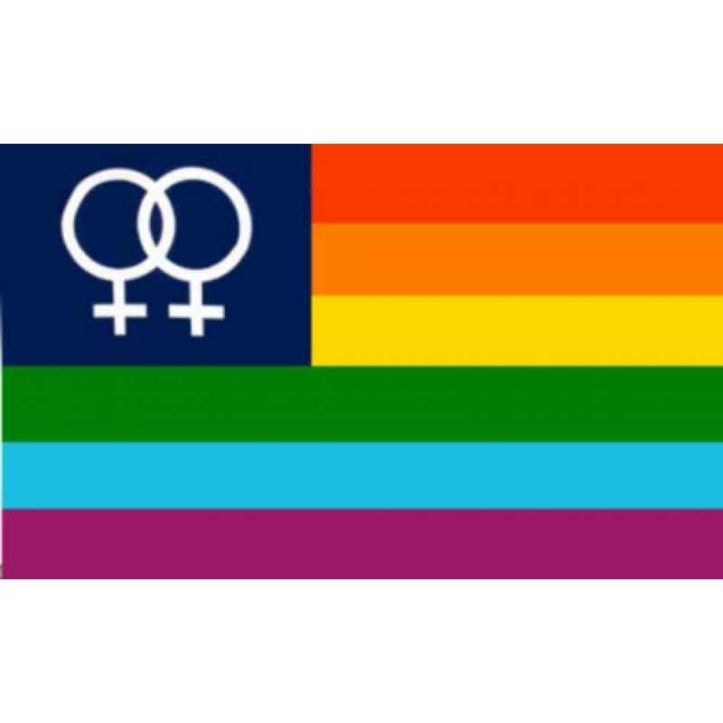 Coming out day de regenboog vlag in top