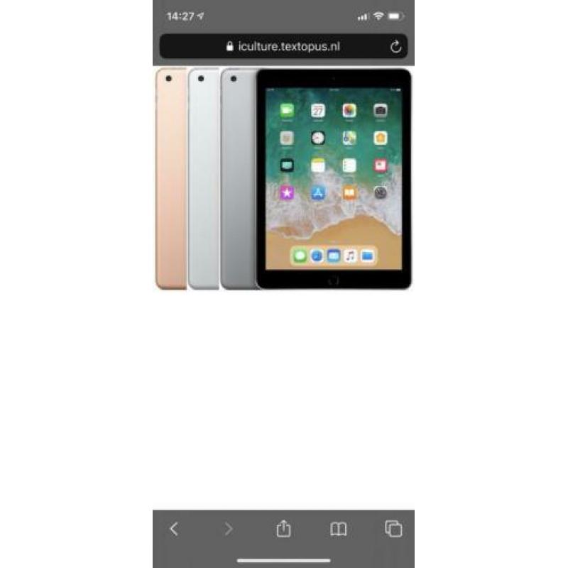 Apple ipad 2018 128gb pas 5 maanden oud!!