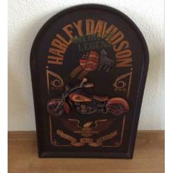 Leuk al wat ouder pubbord van Harley davidson