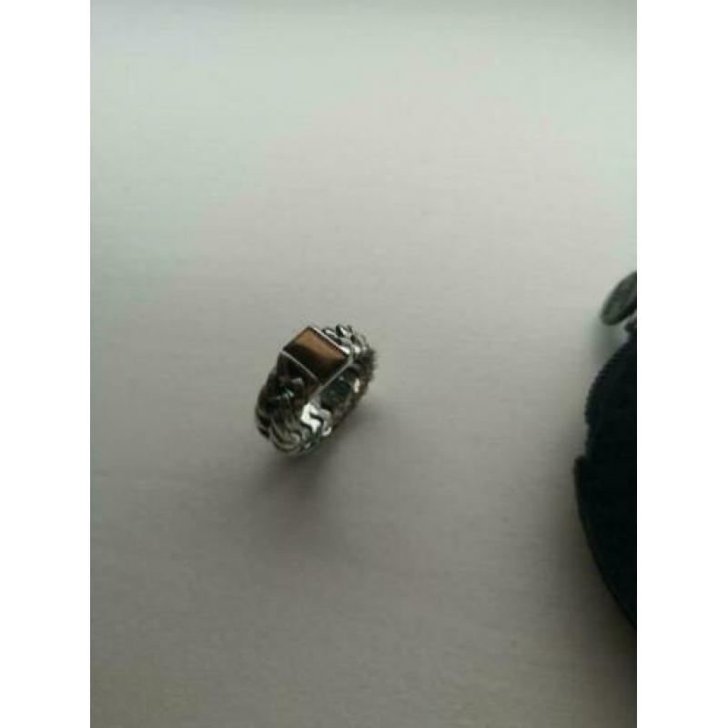 Nieuwe Buddha to Buddha Ring Chain Tiger Eye Stone 18 & 19!!