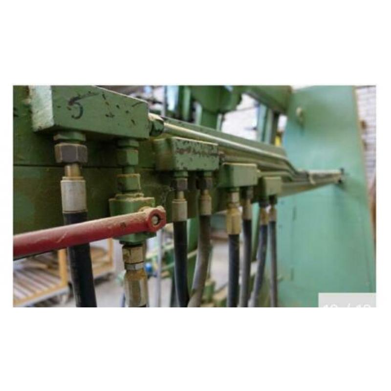 Hydraulische opsluitbank/pers/lijmpers