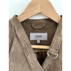 Ibana leren jasje maat 34/36