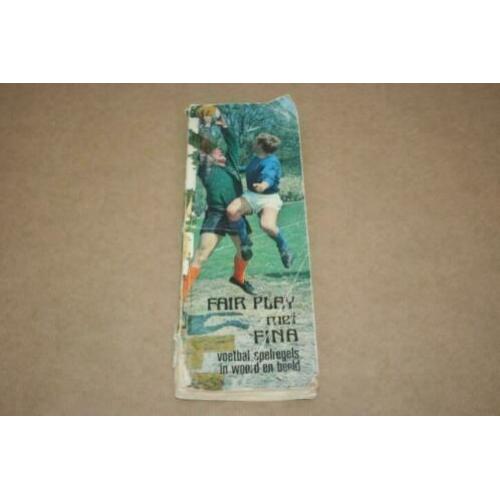Plaatjesalbum - Fair Play met Fina (voetbal) - Ca 1970 !!