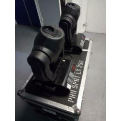 6x Moving Heads Future Light MH-660 strobo + flight case