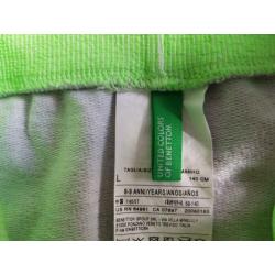 NIEUW BENETTON Grijs groen rokje, mt 140