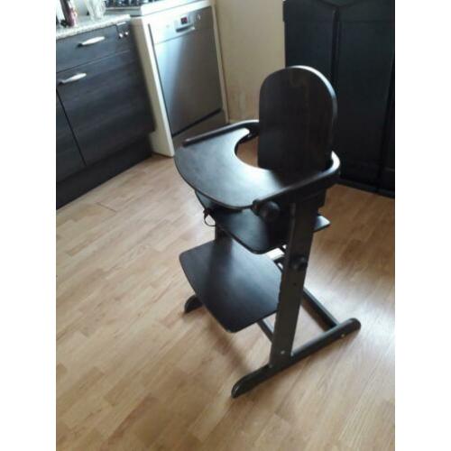 Meegroei kinder stoel, geuther, donkerbruin