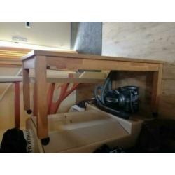 Teak houten ikea salontafel