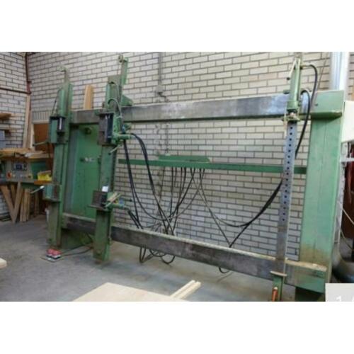 Hydraulische opsluitbank/pers/lijmpers