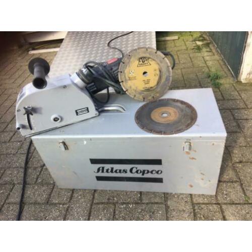 Atlas Copco sleuven slijp / frees machine DME/0 2300 watt