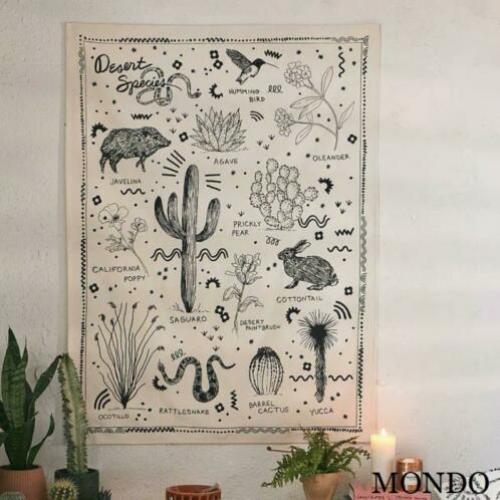 Tapestry dieren planten 170x120 tarot kaart tapijt kleed