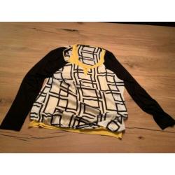 Blouse met bijpassend hemd Expresso, maat 44 ??