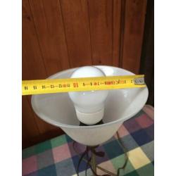 Beuraulamp of tafellamp met aan en uit-knop glas