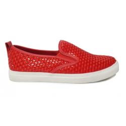 Rode dames schoenen partij - GOFC slip ons