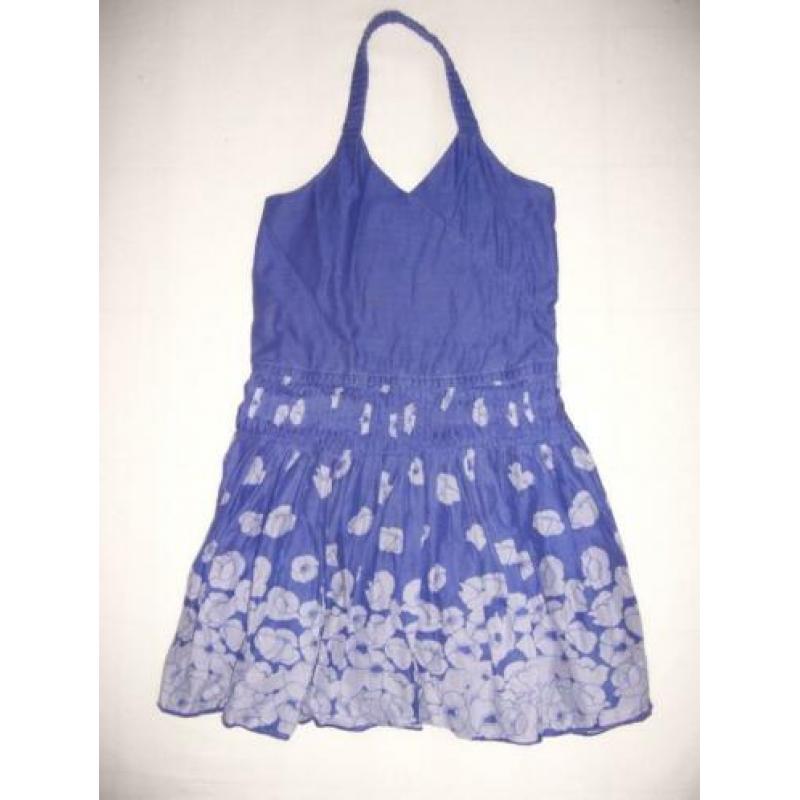 ZGAN Blauw zomerjurkje, mt 128