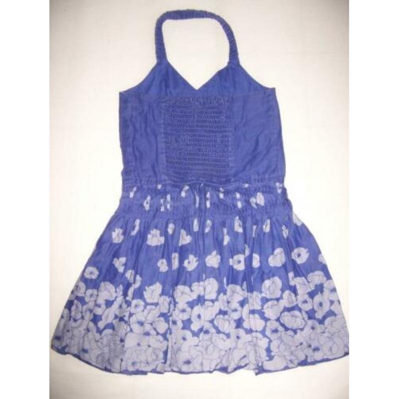 ZGAN Blauw zomerjurkje, mt 128