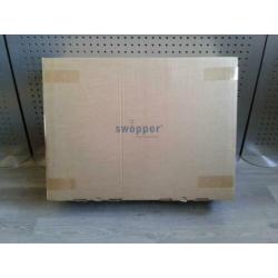 1x Aeris Swopper Classic met Wielen (Grijs), Nieuw!