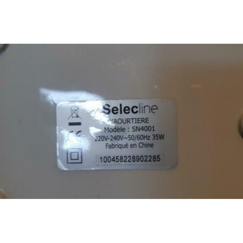 Yoghurt maker, Selecline, voor 6 potjes