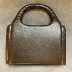 Vintage - Leren damestas -