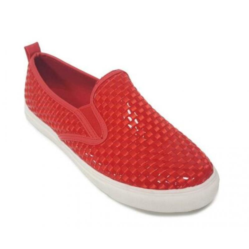 Rode dames schoenen partij - GOFC slip ons