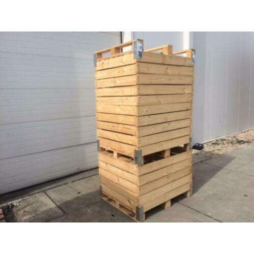 Kuubskisten, Voorraadbakken, Exportbox, Plantenkisten