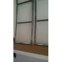 3 Glas in lood raampjes prijs p st
