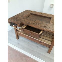 Hele mooie Nooitgedagt werkbank,keukeneiland,sidetable.