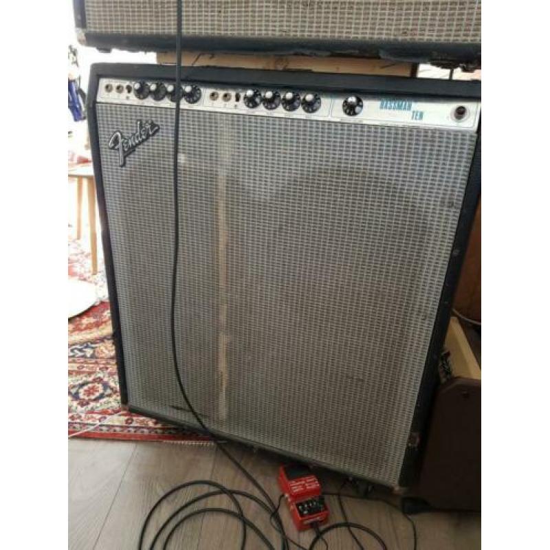 Fender Bassman Ten versterker gitaar basgitaar keys vintage