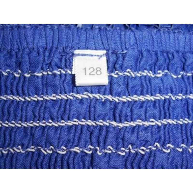 ZGAN Blauw zomerjurkje, mt 128