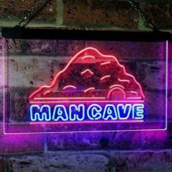 led sign /open /mancave/ verlichting cafe bar horeca winkel