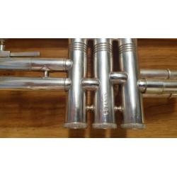 B&F Amati Bes Trompet verzilverd