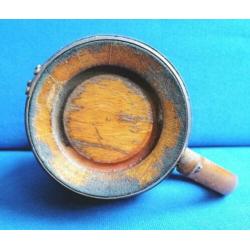 Vintage eiken houten bierpul bier ton met initialen