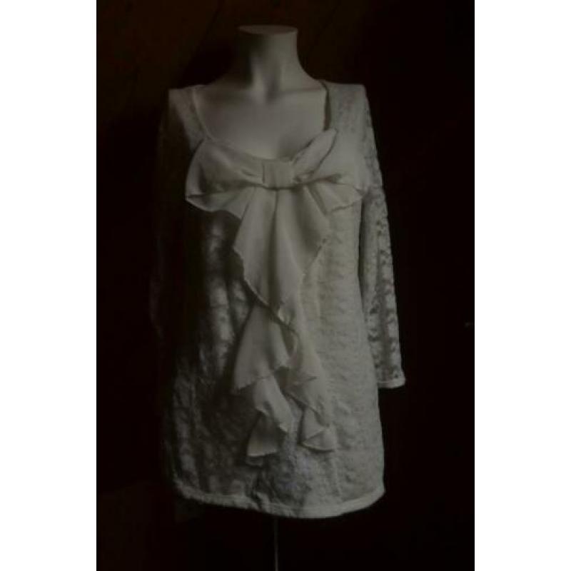 Witte blouse maat XL