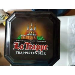 blik la Trappe, ca. 14,5 x 14,5 x 15,5 cm. goede staat