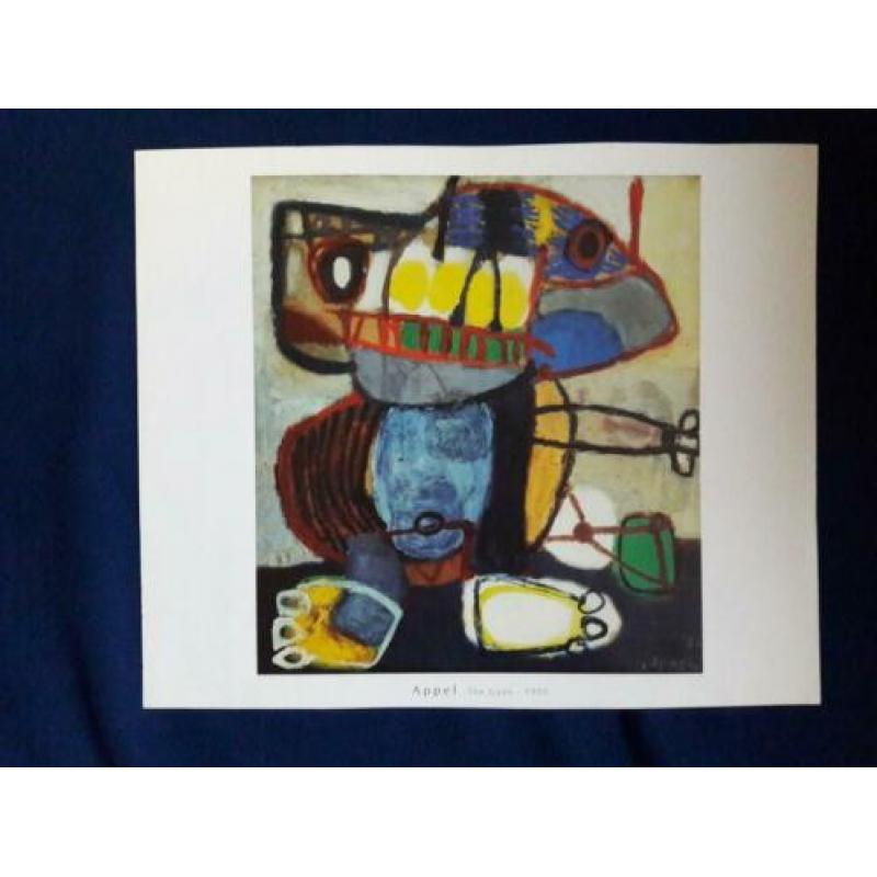 Abstracte Posters o.a. Wolvecamp  Appel  Brands.