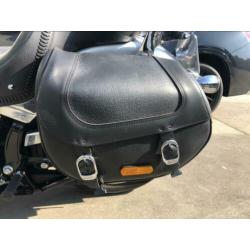 Harley fatboy zadel tassen afneembaar
