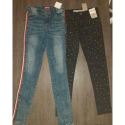2 spijkerbroeken voor meisjes. maat 158