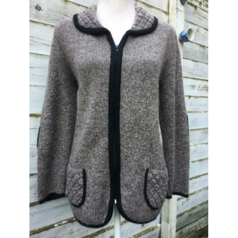 Zeer leuk Vest (met oa mohair) van Brotex mt XXL