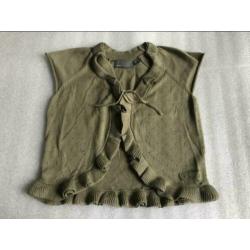 Maat 122-128 - mexx - groene vest