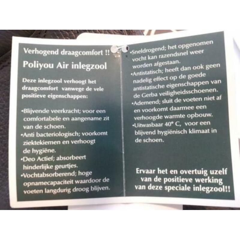 Legerkisten Gerba veiligheidsschoenen mt 43