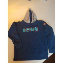 Hoodie sweater We 164 jongens blauw