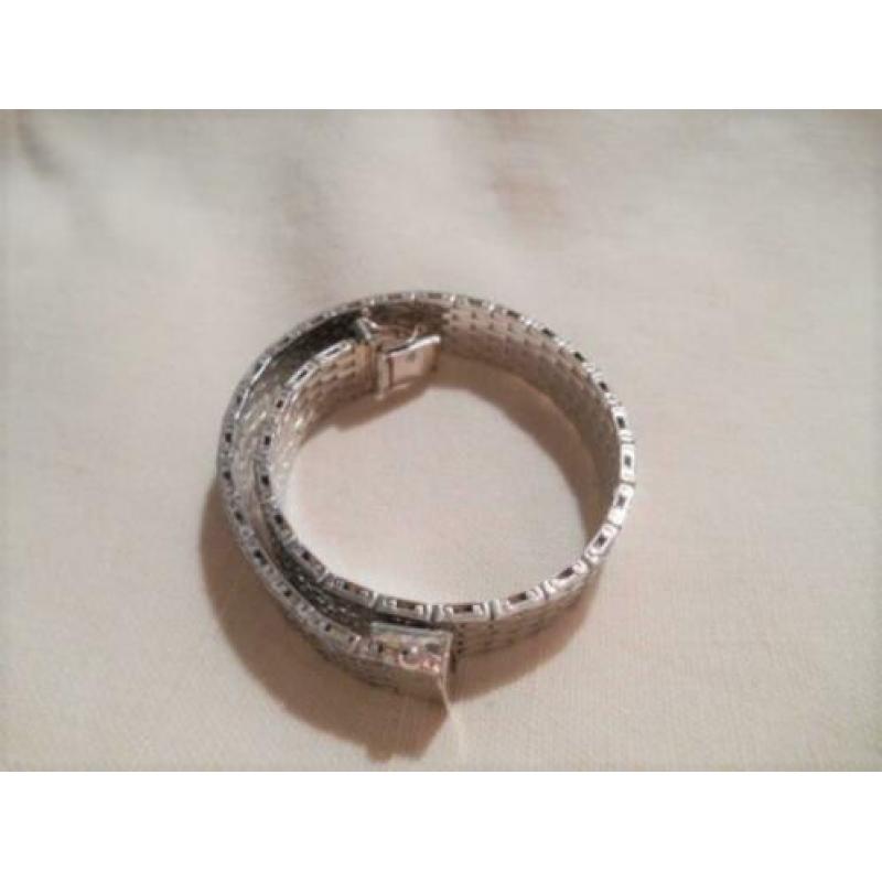 Prachtige MILOR Italy soepele zilveren armband