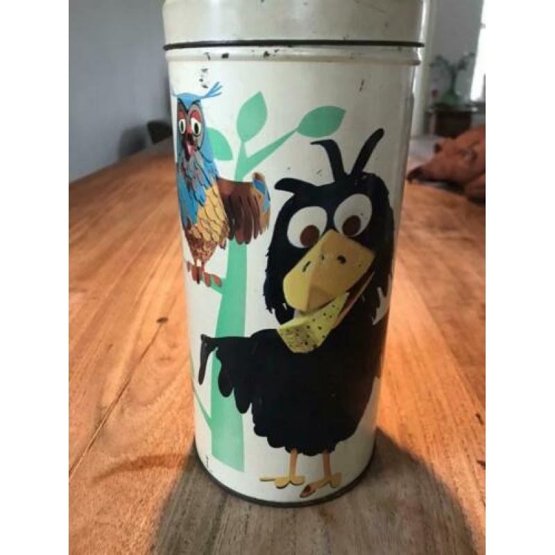 Bolletje Fabeltjeskrant beschuitblik 1969. Vintage