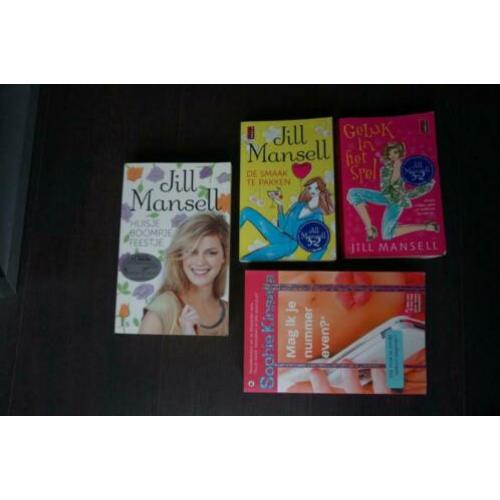 4 chicklit boeken (3 x Jill Mansell + 1 x Sophie Kinsella)