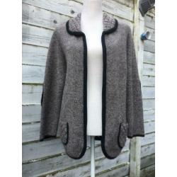 Zeer leuk Vest (met oa mohair) van Brotex mt XXL