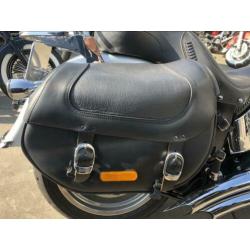 Harley fatboy zadel tassen afneembaar