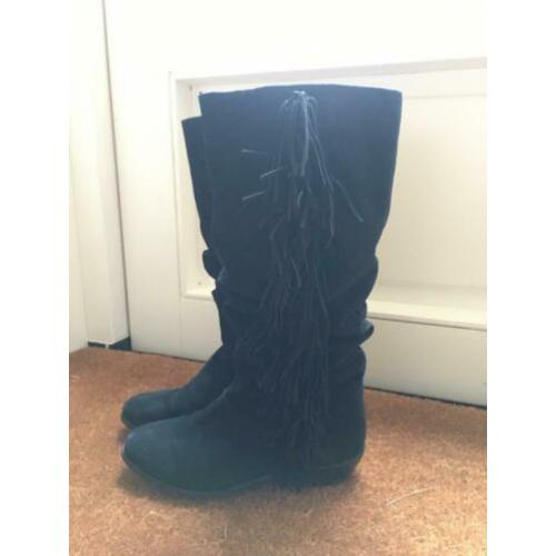 Suede Laarzen met fringe
