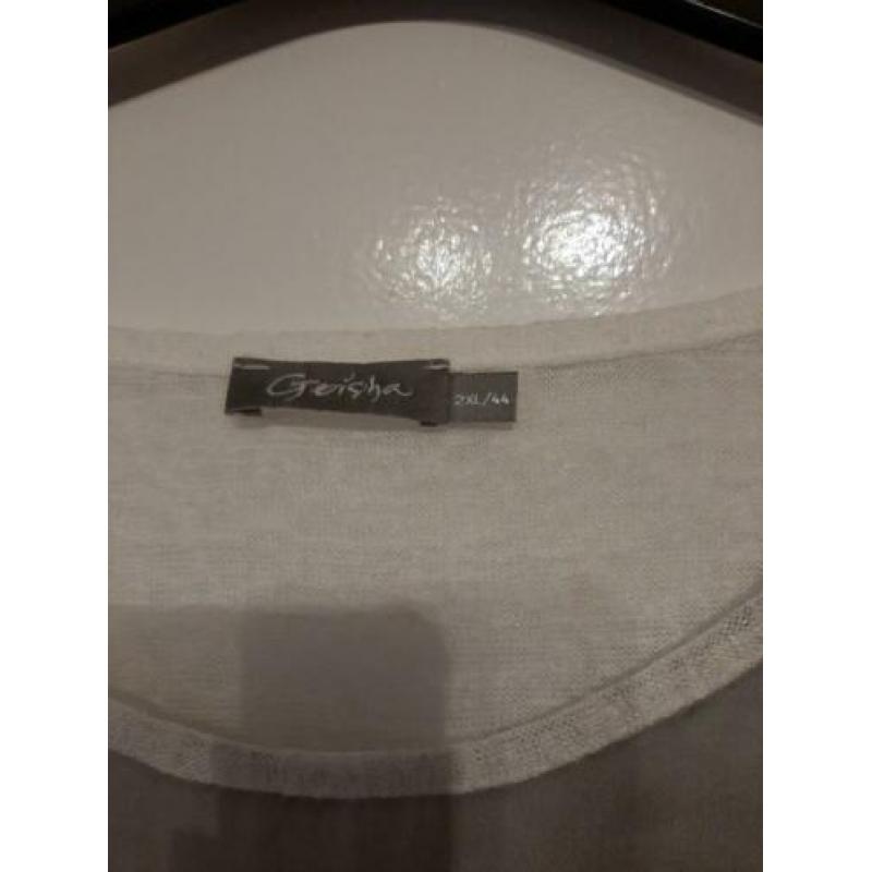 4 mooie nette shirts van geisha maat xxl
