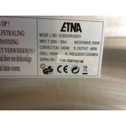 Etna combi magnetron/oven rvs