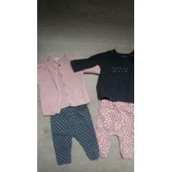 Kleding meisje 50 56 pakket Feetje Dirkje Prenatal Z8 H&M
