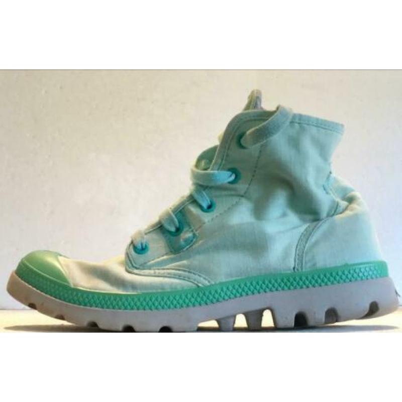 PALLADIUM SCHOENEN (MINT) GROEN / BLAUW maat 40